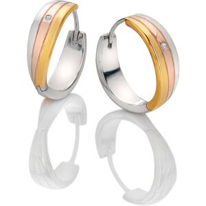 Hot Diamonds Nadčasové strieborné tricolor náušnice s diamantmi Trio DE841 Hot Diamonds Nadčasové strieborné tricolor náušnice s diamantmi Trio DE841