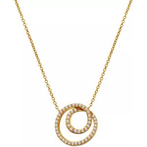 Hot Diamonds Očarujúce pozlátený náhrdelník s diamantom a topazy Špirála Shimmer DN222 Hot Diamonds Očarujúce pozlátený náhrdelník s diamantom a topazy Špirála Shimmer DN222