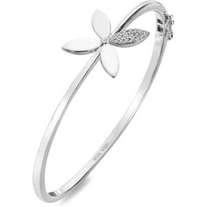 Hot Diamonds Pevný náramok s diamantom a topazy Kvetina Eden DC236 Hot Diamonds Pevný náramok s diamantom a topazy Kvetina Eden DC236
