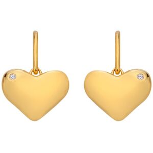 Hot Diamonds Pozlátené visiace náušnice s pravými diamantmi Jac Jossa Soul DE782 Hot Diamonds Pozlátené visiace náušnice s pravými diamantmi Jac Jossa Soul DE782