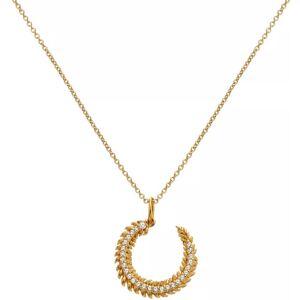 Hot Diamonds Pozlátený náhrdelník s diamantom a topazmi Selene DP1091 Hot Diamonds Pozlátený náhrdelník s diamantom a topazmi Selene DP1091