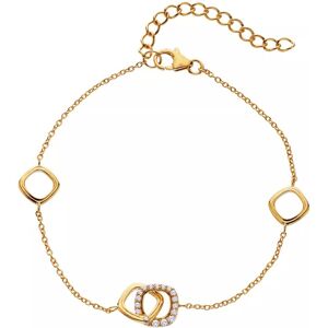 Hot Diamonds Pozlátený náramok s pravým diamantom Connected DL714 Hot Diamonds Pozlátený náramok s pravým diamantom Connected DL714