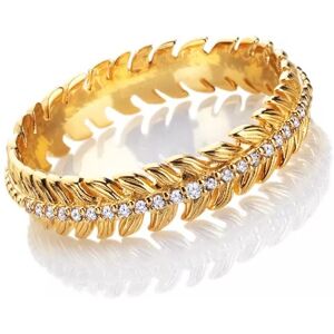 Hot Diamonds Pozlátený prsteň s topazami a diamantom Selene DR303 54 mm Hot Diamonds Pozlátený prsteň s topazami a diamantom Selene DR303 54 mm