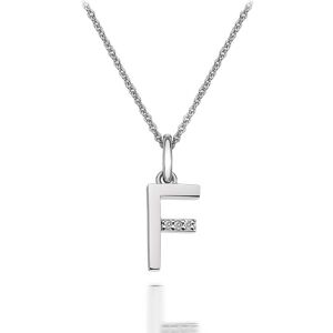 Hot Diamonds Náhrdelník Hot Diamonds Micro F Clasic DP406 (retiazka, prívesok) Hot Diamonds Náhrdelník Hot Diamonds Micro F Clasic DP406 (retiazka, prívesok)