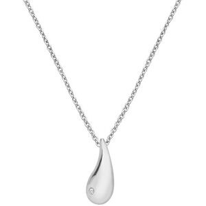 Hot Diamonds Slušivý strieborný náhrdelník s diamantom Tear Drop Tide DP997 Hot Diamonds Slušivý strieborný náhrdelník s diamantom Tear Drop Tide DP997