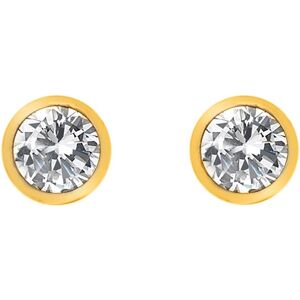 Hot Diamonds Pozlátené náušnice s topazmi a pravým diamantom Gemstone DE832 Hot Diamonds Pozlátené náušnice s topazmi a pravým diamantom Gemstone DE832