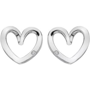 Hot Diamonds Strieborné srdečné náušnice Heart DE845 Hot Diamonds Strieborné srdečné náušnice Heart DE845