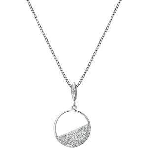 Hot Diamonds Strieborný náhrdelník s diamantom Horizon Topaz DP766 Hot Diamonds Strieborný náhrdelník s diamantom Horizon Topaz DP766