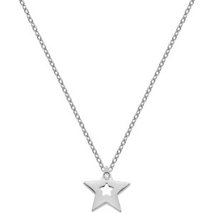 Hot Diamonds Strieborný náhrdelník s hviezdičkou Amulets DP722 Hot Diamonds Strieborný náhrdelník s hviezdičkou Amulets DP722