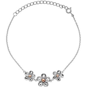Hot Diamonds Strieborný náramok s kvetmi Forget me not DL596 Hot Diamonds Strieborný náramok s kvetmi Forget me not DL596