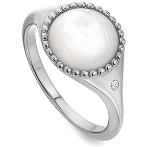 Hot Diamonds Strieborný prsteň s diamantom a perleťou Most Loved DR258 55 mm Hot Diamonds Strieborný prsteň s diamantom a perleťou Most Loved DR258 55 mm