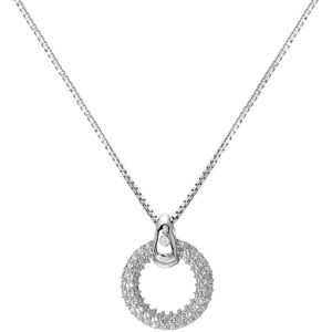 Hot Diamonds Trblietavý strieborný náhrdelník s diamantom a topazy Forever DP901 (retiazka, prívesok) Hot Diamonds Trblietavý strieborný náhrdelník s diamantom a topazy Forever DP901 (retiazka, prívesok)