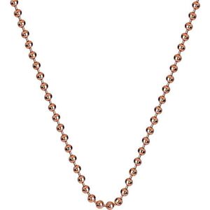Hot Diamonds Strieborná retiazka Emozioni Rose Gold Bead Chain 18 CH007 Hot Diamonds Strieborná retiazka Emozioni Rose Gold Bead Chain 18 CH007