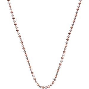 Hot Diamonds Strieborná retiazka Emozioni Silver and Rose Gold Bead CH020 Hot Diamonds Strieborná retiazka Emozioni Silver and Rose Gold Bead CH020