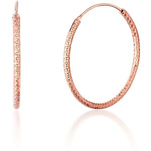 JVD Bronzové kruhové náušnice zo striebra SVLE0204XD5RO 5 cm JVD Bronzové kruhové náušnice zo striebra SVLE0204XD5RO 5 cm