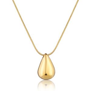 JVD Pozlátený náhrdelník pre ženy Tear Drop SSSN0089X20GO55 JVD Pozlátený náhrdelník pre ženy Tear Drop SSSN0089X20GO55