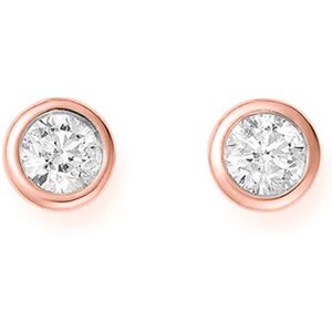 JVD Jemné bronzové náušnice kôstky so zirkónmi SVLE1517XH2RO 0,7 cm JVD Jemné bronzové náušnice kôstky so zirkónmi SVLE1517XH2RO 0,7 cm