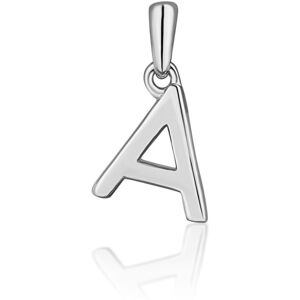 JVD Minimalistický strieborný prívesok písmeno "A" SVLP0948XH2000A JVD Minimalistický strieborný prívesok písmeno "A" SVLP0948XH2000A