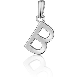 JVD Minimalistický strieborný prívesok písmeno "B" SVLP0948XH2000B JVD Minimalistický strieborný prívesok písmeno "B" SVLP0948XH2000B