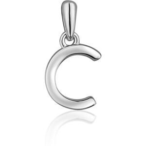 JVD Minimalistický strieborný prívesok písmeno "C" SVLP0948XH2000C JVD Minimalistický strieborný prívesok písmeno "C" SVLP0948XH2000C