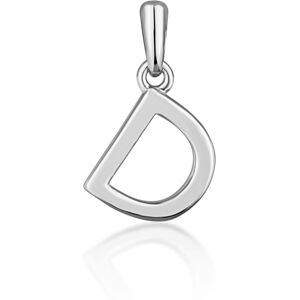 JVD Minimalistický strieborný prívesok písmeno "D" SVLP0948XH2000D JVD Minimalistický strieborný prívesok písmeno "D" SVLP0948XH2000D