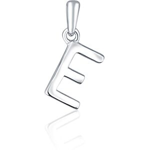 JVD Minimalistický strieborný prívesok písmeno "E" SVLP0948XH2000E JVD Minimalistický strieborný prívesok písmeno "E" SVLP0948XH2000E