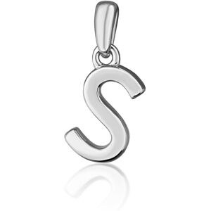 JVD Minimalistický strieborný prívesok písmeno "S" SVLP0948XH2000S JVD Minimalistický strieborný prívesok písmeno "S" SVLP0948XH2000S