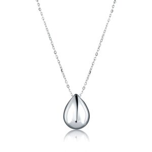 JVD Nadčasový strieborný náhrdelník pre ženy Tear Drop SVLN0511XK20045 JVD Nadčasový strieborný náhrdelník pre ženy Tear Drop SVLN0511XK20045