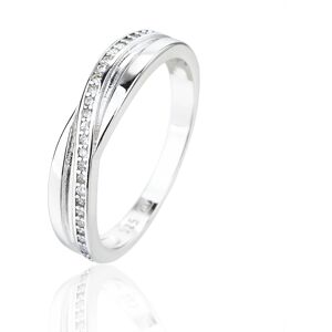 JVD Precízny strieborný prsteň so zirkónmi SVLR1299XJ6B 58 mm JVD Precízny strieborný prsteň so zirkónmi SVLR1299XJ6B 58 mm