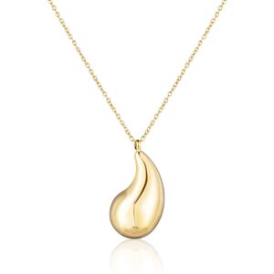 JVD Pôvabný pozlátený náhrdelník z ocele Tear Drop SSSN0091X20GO45 JVD Pôvabný pozlátený náhrdelník z ocele Tear Drop SSSN0091X20GO45