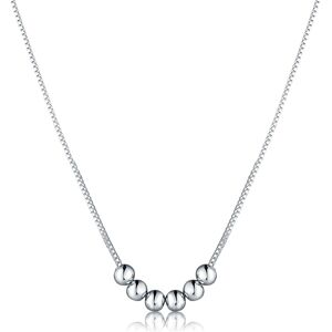 JVD Strieborný náhrdelník s korálkami SVLN0596X860045 JVD Strieborný náhrdelník s korálkami SVLN0596X860045