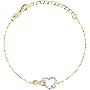 La Petite Story Krásny bicolor náramok Nekonečno a Srdce Silver LPS05AWV77 La Petite Story Krásny bicolor náramok Nekonečno a Srdce Silver LPS05AWV77