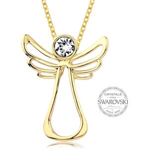 Levien Pozlátený náhrdelník s čírym kryštálom Guardian Angel Levien Pozlátený náhrdelník s čírym kryštálom Guardian Angel