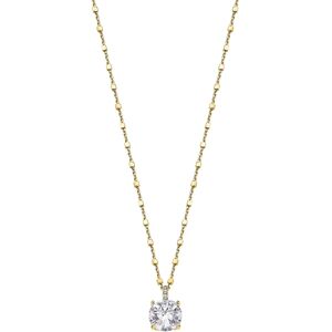Lotus Silver Elegantný pozlátený náhrdelník zo striebra s čírymi kryštálmi Swarovski LP2005-1 / 5 (retiazka, prívesok) Lotus Silver Elegantný pozlátený náhrdelník zo striebra s čírymi kryštálmi Swarovski LP2005-1 / 5 (retiazka, prívesok)