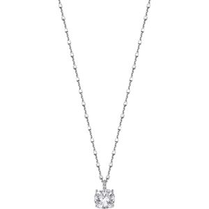 Lotus Silver Elegantný strieborný náhrdelník s kryštálmi Swarovski LP2005-1 / 1 (retiazka, prívesok) Lotus Silver Elegantný strieborný náhrdelník s kryštálmi Swarovski LP2005-1 / 1 (retiazka, prívesok)