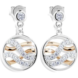 Modesi Náušnice J235CZ-R Modesi Náušnice J235CZ-R