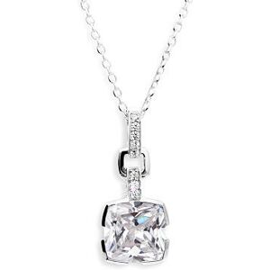 Modesi Pôvabný strieborný náhrdelník JA33525CZ (retiazka, prívesok) Modesi Pôvabný strieborný náhrdelník JA33525CZ (retiazka, prívesok)