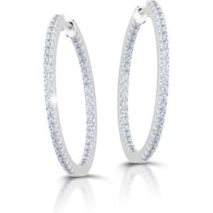 Modesi Elegantné strieborné kruhové náušnice M02121 2,9 cm Modesi Elegantné strieborné kruhové náušnice M02121 2,9 cm