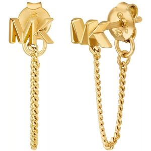 Michael Kors Fashion pozlátené visiace náušnice Premium MKC1782710 Michael Kors Fashion pozlátené visiace náušnice Premium MKC1782710