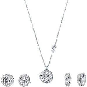 Michael Kors Luxusná strieborná súprava šperkov MKC1700SET (náhrdelník, 2x náušnice) Michael Kors Luxusná strieborná súprava šperkov MKC1700SET (náhrdelník, 2x náušnice)