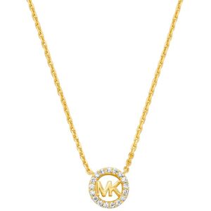 Michael Kors Módny pozlátený náhrdelník s kubickými zirkónmi MKC1726CZ710 Michael Kors Módny pozlátený náhrdelník s kubickými zirkónmi MKC1726CZ710
