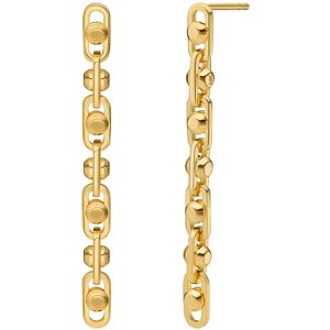 Michael Kors Neprehliadnuteľné pozlátené visiace náušnice MKC171000710 Michael Kors Neprehliadnuteľné pozlátené visiace náušnice MKC171000710