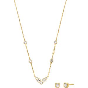 Michael Kors Pozlátená súprava šperkov Premium MKC1774SET (náhrdelník, náušnice) Michael Kors Pozlátená súprava šperkov Premium MKC1774SET (náhrdelník, náušnice)