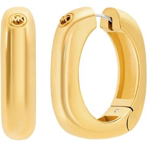 Michael Kors Pozlátené oválne náušnice Premium MKJ8603710 Michael Kors Pozlátené oválne náušnice Premium MKJ8603710