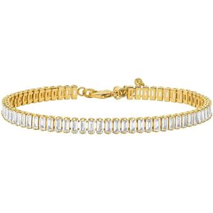 Michael Kors Pozlátený tenisový náramok so zirkónmi Brilliance Kors MKJ8415CZ710 Michael Kors Pozlátený tenisový náramok so zirkónmi Brilliance Kors MKJ8415CZ710