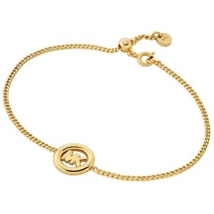 Michael Kors Slušivý pozlátený náramok s logom Premium MKJ8576710 Michael Kors Slušivý pozlátený náramok s logom Premium MKJ8576710