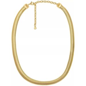 Michael Kors Výrazný pozlátený náhrdelník Hádok Metallic Muse MKJ8486710 Michael Kors Výrazný pozlátený náhrdelník Hádok Metallic Muse MKJ8486710