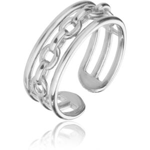 Marc Malone Otvorený oceľový prsteň Madeline Silver Ring MCR23001S Marc Malone Otvorený oceľový prsteň Madeline Silver Ring MCR23001S