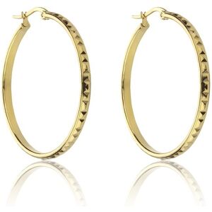 Marc Malone Pozlátené kruhové náušnice Addison Gold Earrings MCE23017G Marc Malone Pozlátené kruhové náušnice Addison Gold Earrings MCE23017G