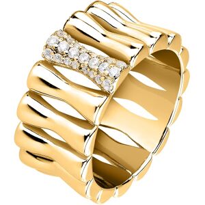 Morellato Moderný pozlátený prsteň z recyklovaného striebra Essenza SAWA19 54 mm Morellato Moderný pozlátený prsteň z recyklovaného striebra Essenza SAWA19 54 mm